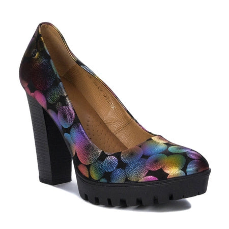 Women’s Handmade Leather Platform Pumps