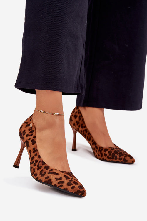 Women's Eco Suede High Heels Pointed Toe
