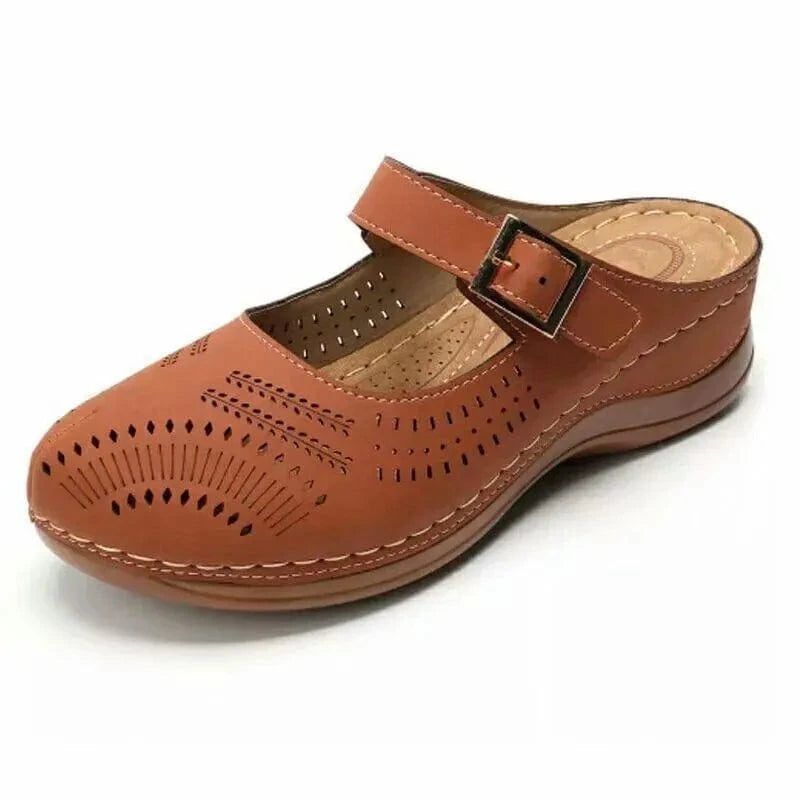 Adjustable Buckle Strap Sandals - ShalayeFashion
