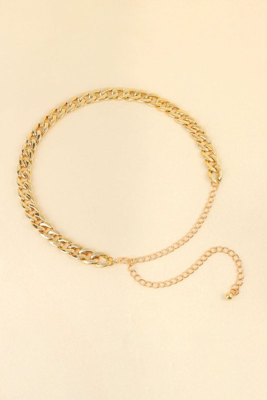 Adjustable Curb Chain Belt - ShalayeFashion