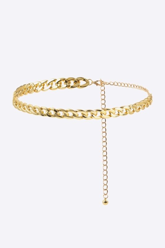 Adjustable Curb Chain Belt - ShalayeFashion