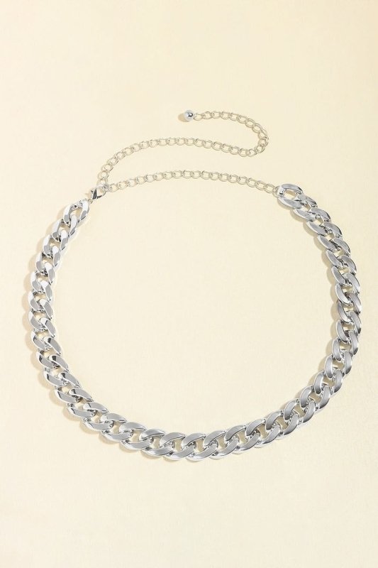 Adjustable Curb Chain Belt - ShalayeFashion