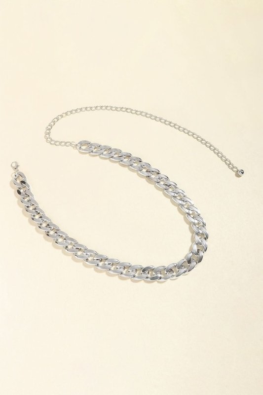 Adjustable Curb Chain Belt - ShalayeFashion