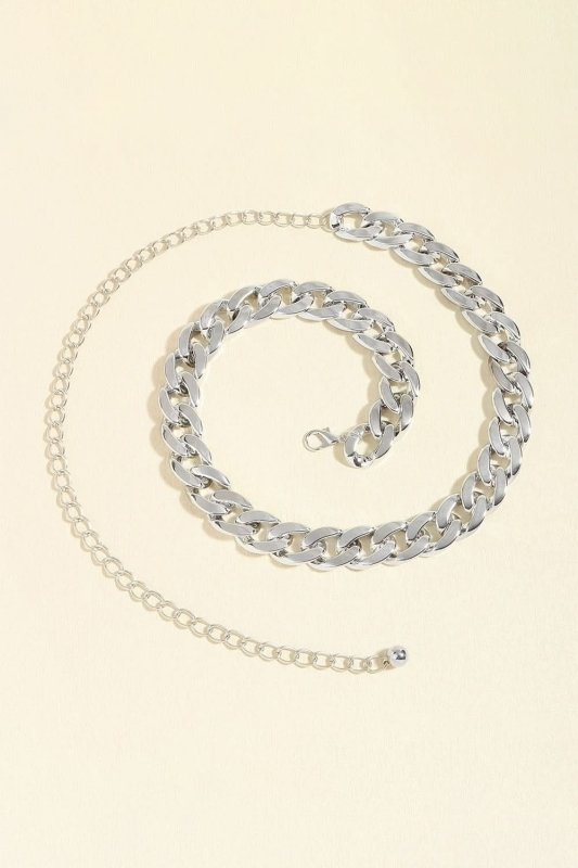 Adjustable Curb Chain Belt - ShalayeFashion