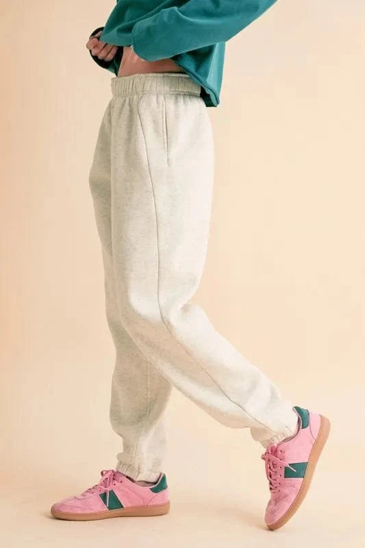 Aemi+Co Drawstring Elastic Waist Joggers - ShalayeFashion