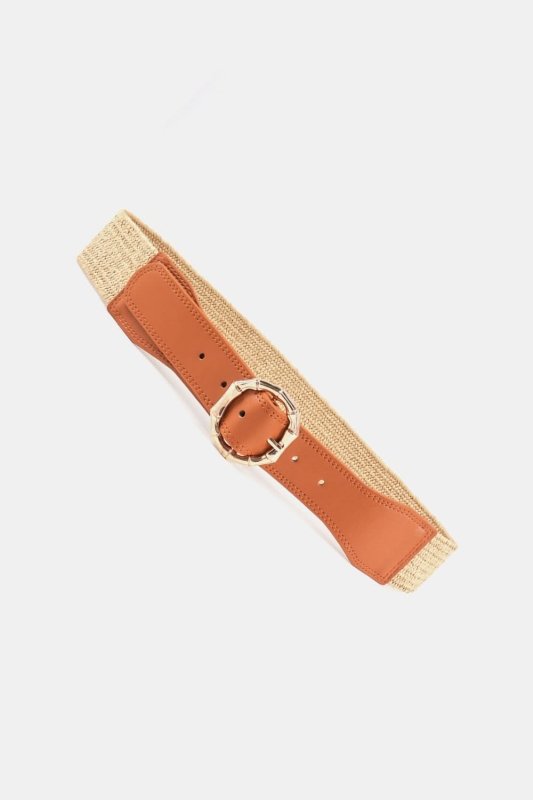 Alloy Buckle Braided Belt - ShalayeFashion