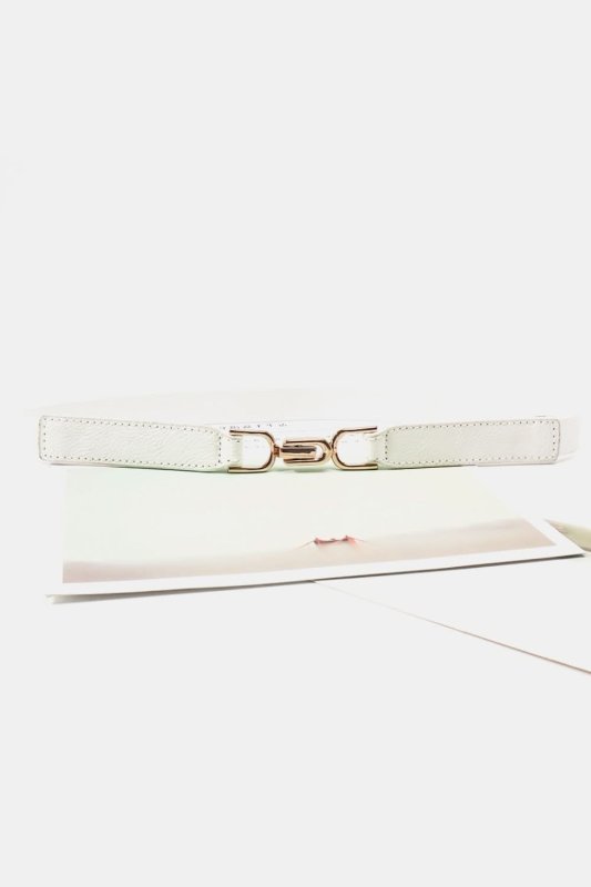 Alloy Buckle Elastic Belt - ShalayeFashion