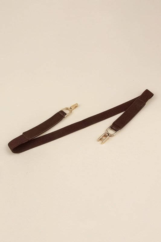 Alloy Buckle Elastic Belt - ShalayeFashion