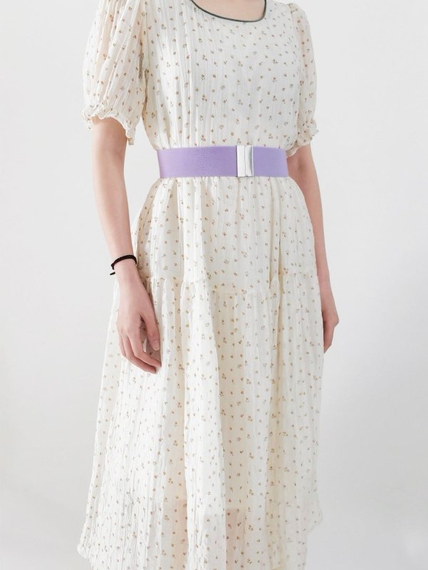 Alloy Buckle Elastic Belt - ShalayeFashion