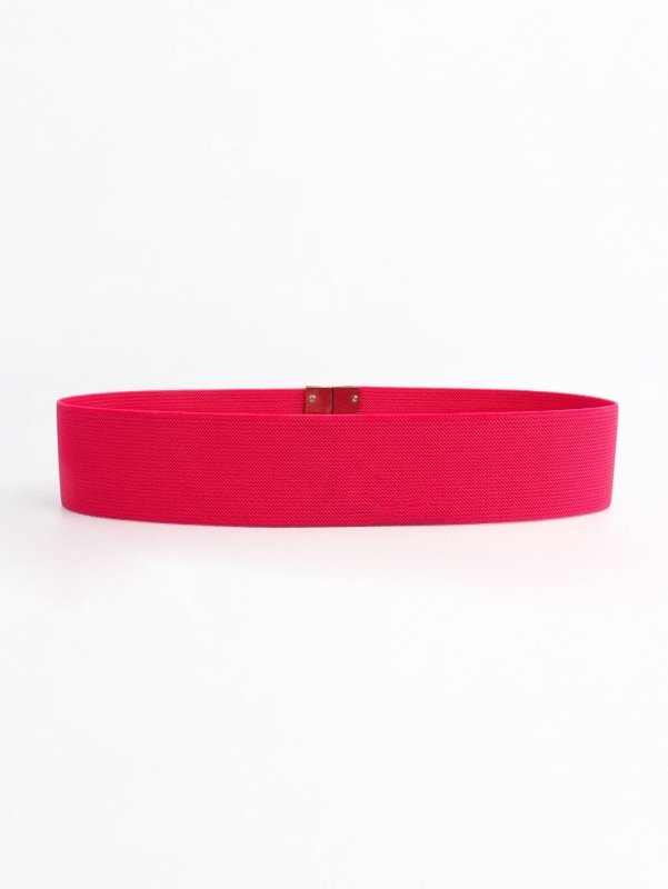 Alloy Buckle Elastic Belt - ShalayeFashion