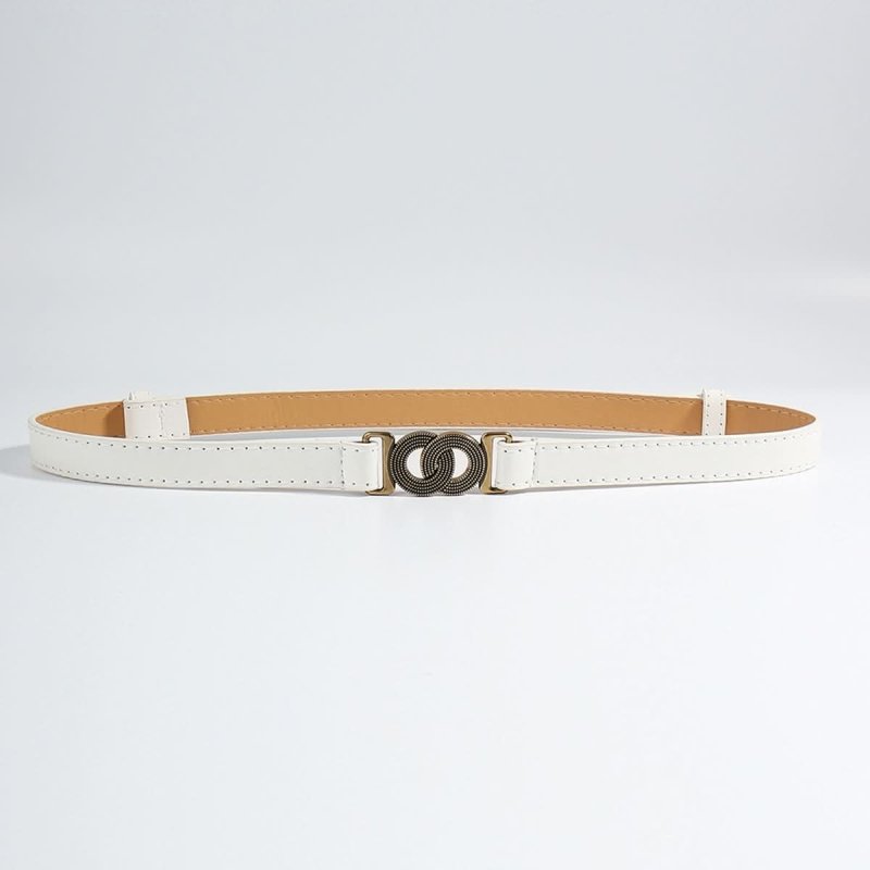 Alloy Buckle PU Belt - ShalayeFashion