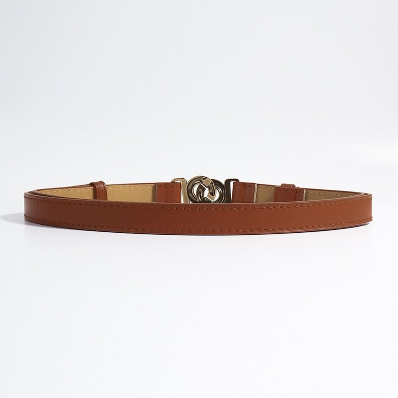 Alloy Buckle PU Belt - ShalayeFashion