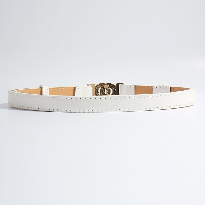 Alloy Buckle PU Belt - ShalayeFashion
