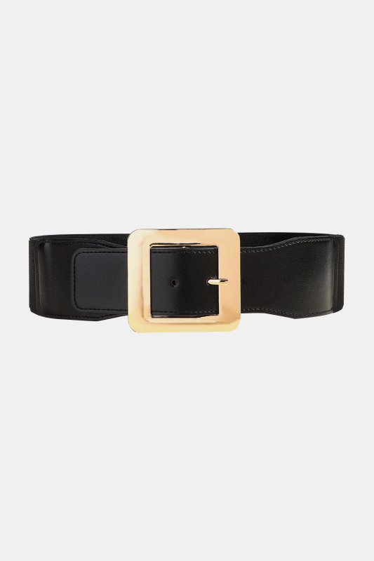 Alloy Buckle PU Leather Belt - ShalayeFashion