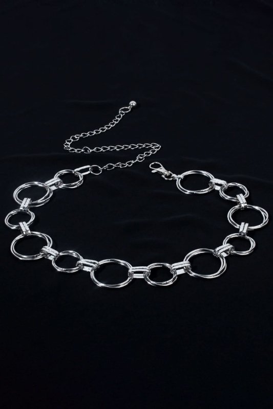 Alloy Chain Circle Shape Belt - ShalayeFashion
