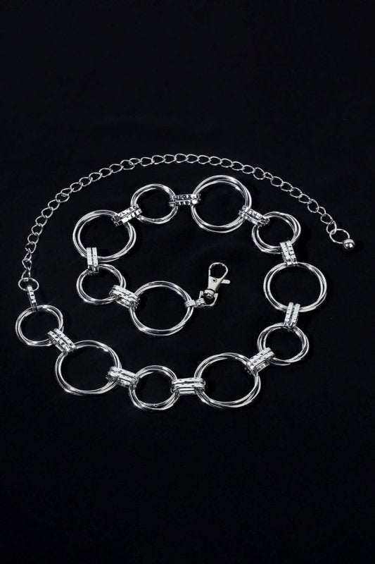 Alloy Chain Circle Shape Belt - ShalayeFashion