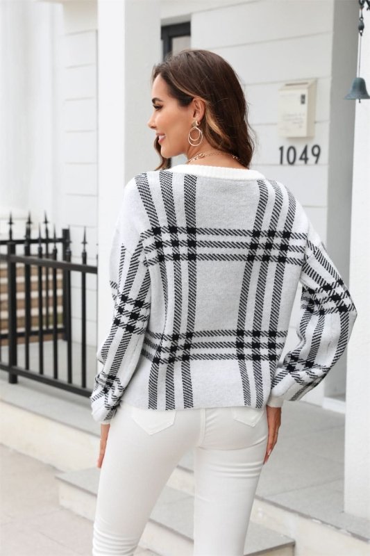 Angel Wings Printed Round Neck Dropped Shoulder Sweater - ShalayeFashion