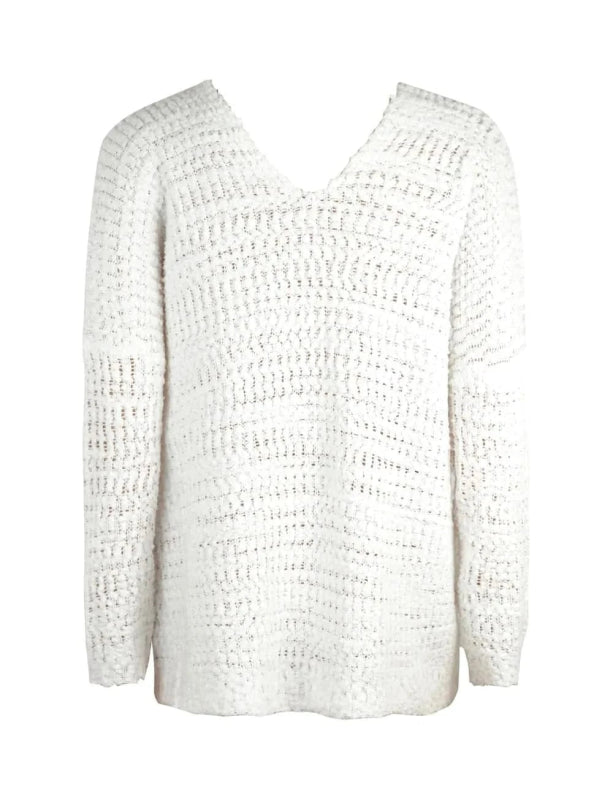 Angel Wings Single Shoulder Long Sleeve Sweater - ShalayeFashion