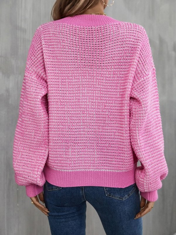 Angel Wings V - Neck Dropped Shoulder Cardigan - ShalayeFashion
