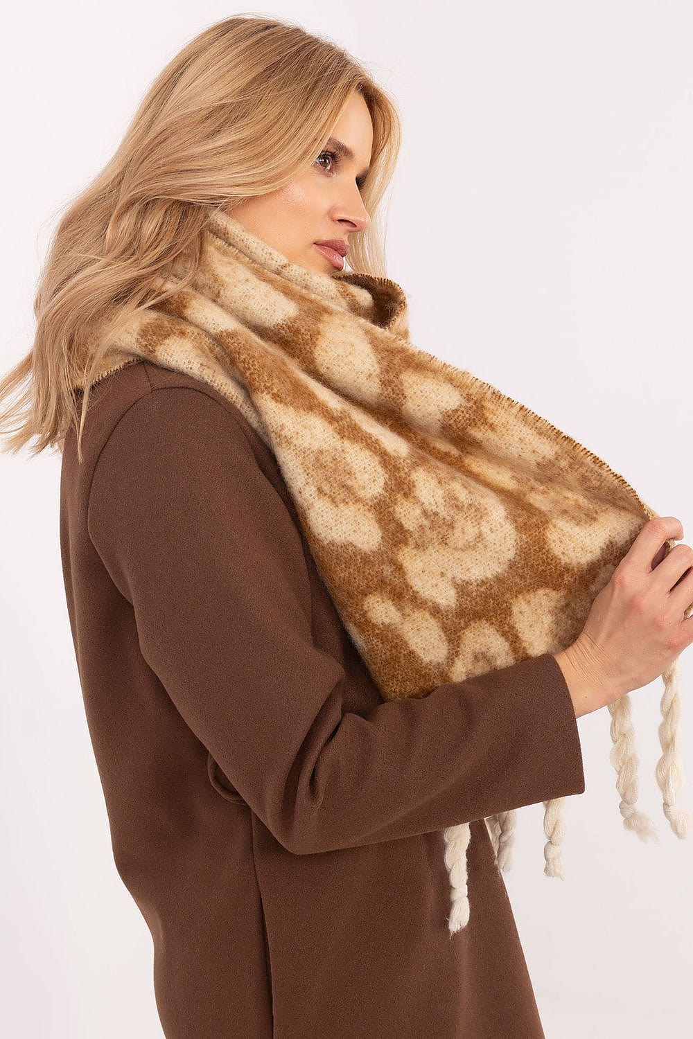 Animal Print Scarf Women 214cm - ShalayeFashion