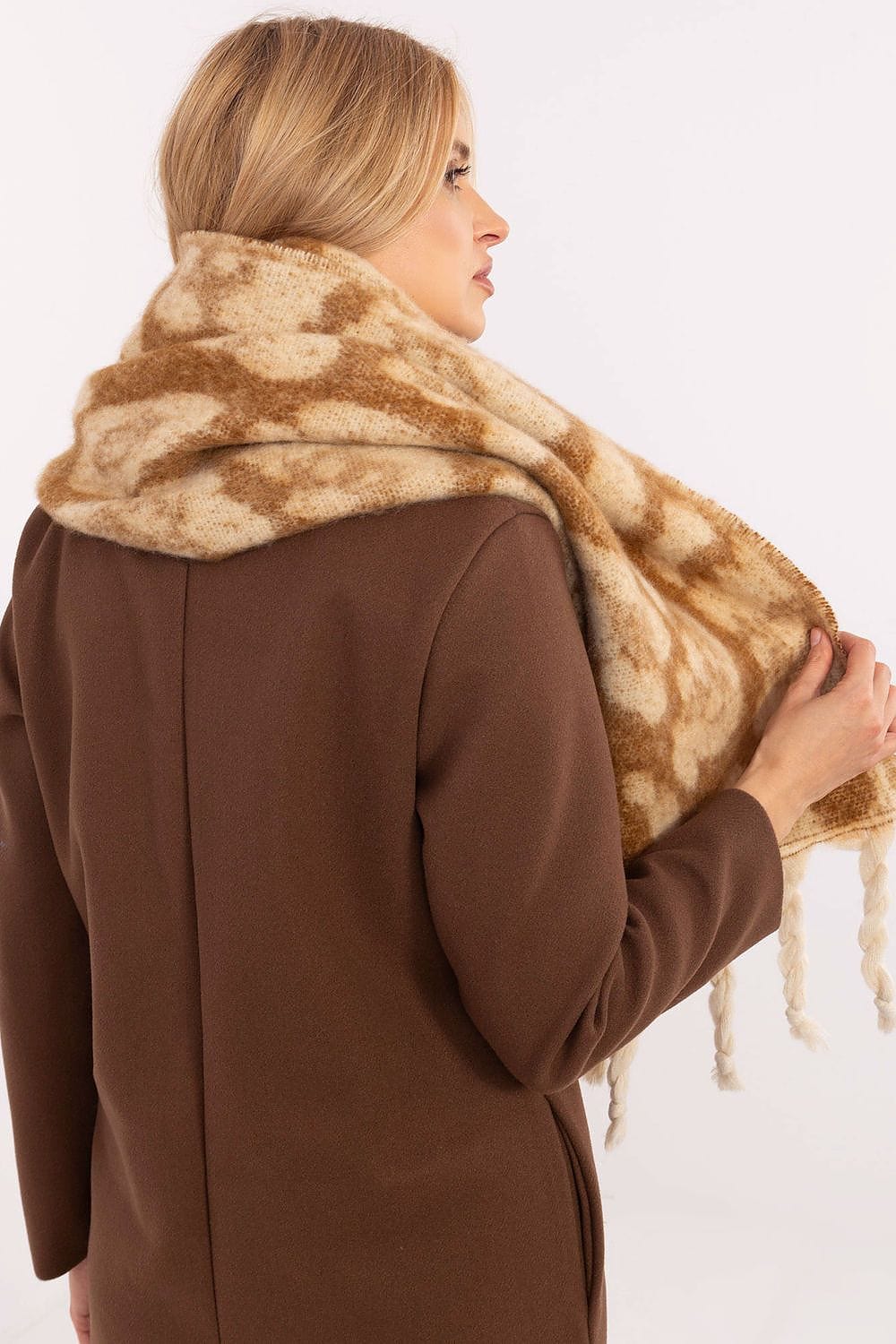 Animal Print Scarf Women 214cm - ShalayeFashion