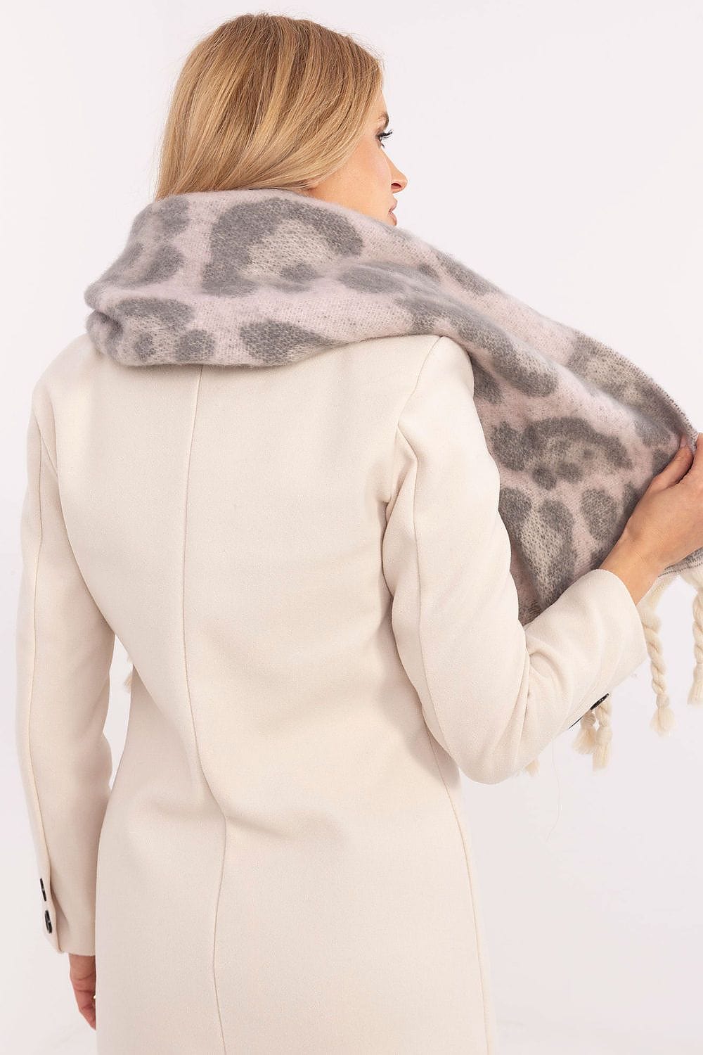 Animal Print Scarf Women 214cm - ShalayeFashion
