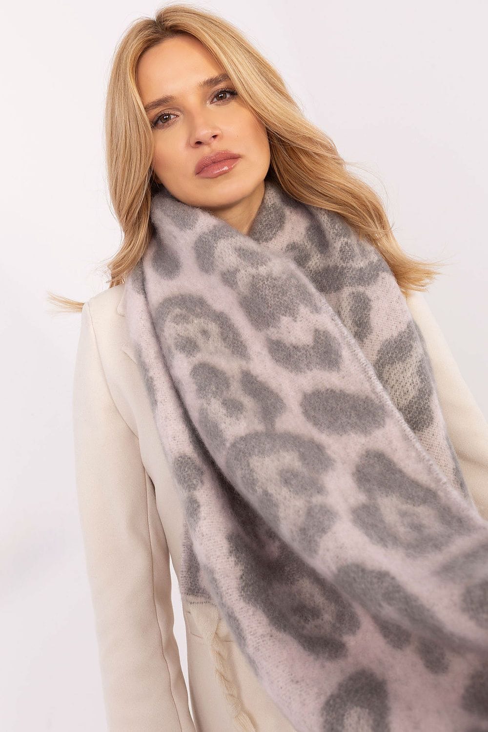 Animal Print Scarf Women 214cm - ShalayeFashion