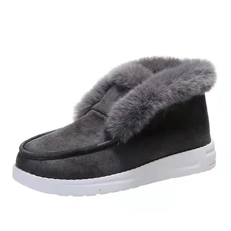 Ankle Boots Women Winter Plush Fur - ShalayeFashion