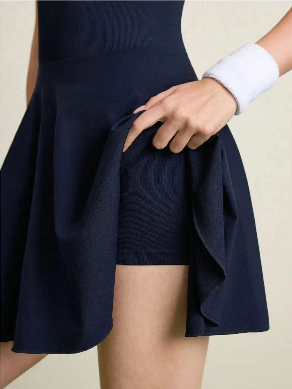 Backless Halter Neck Active Dress - ShalayeFashion