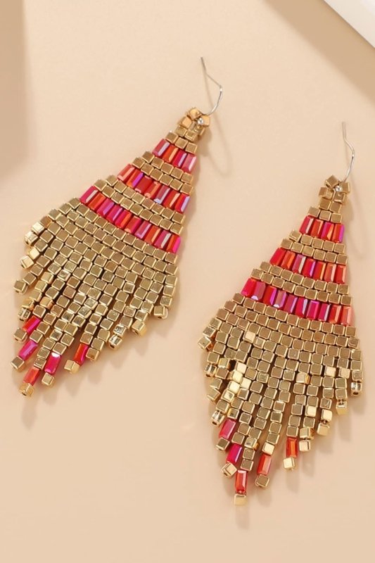 Beaded Dangle Earrings - ShalayeFashion