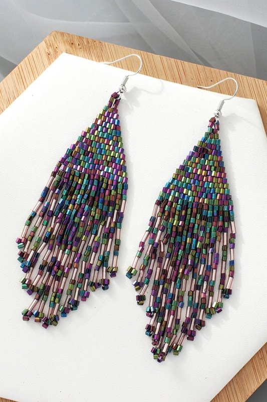 Beaded Dangle Earrings - ShalayeFashion