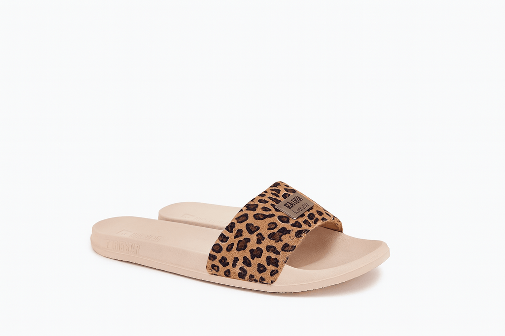 Big Star Luxe Leopard Print Slides - ShalayeFashion