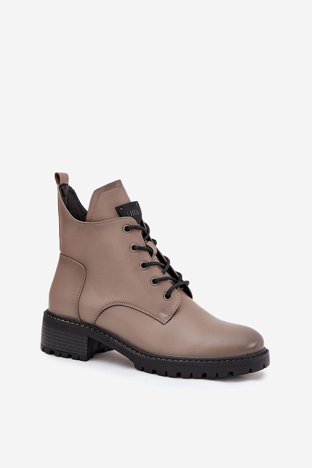 Block Heel Ankle Boots Women Insulated - ShalayeFashion
