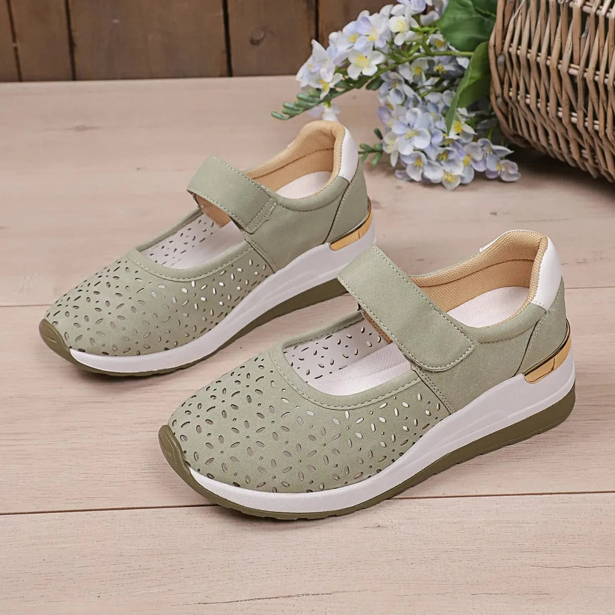 Breathable Wedge Sandals - ShalayeFashion