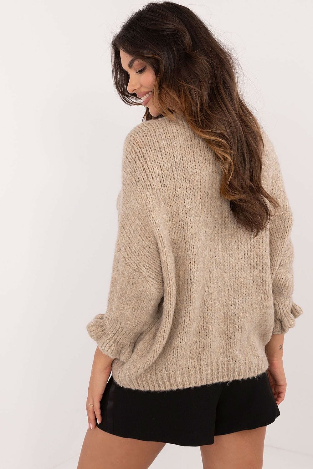 Casual Cardigan Tie Binding Three Quarter - ShalayeFashion