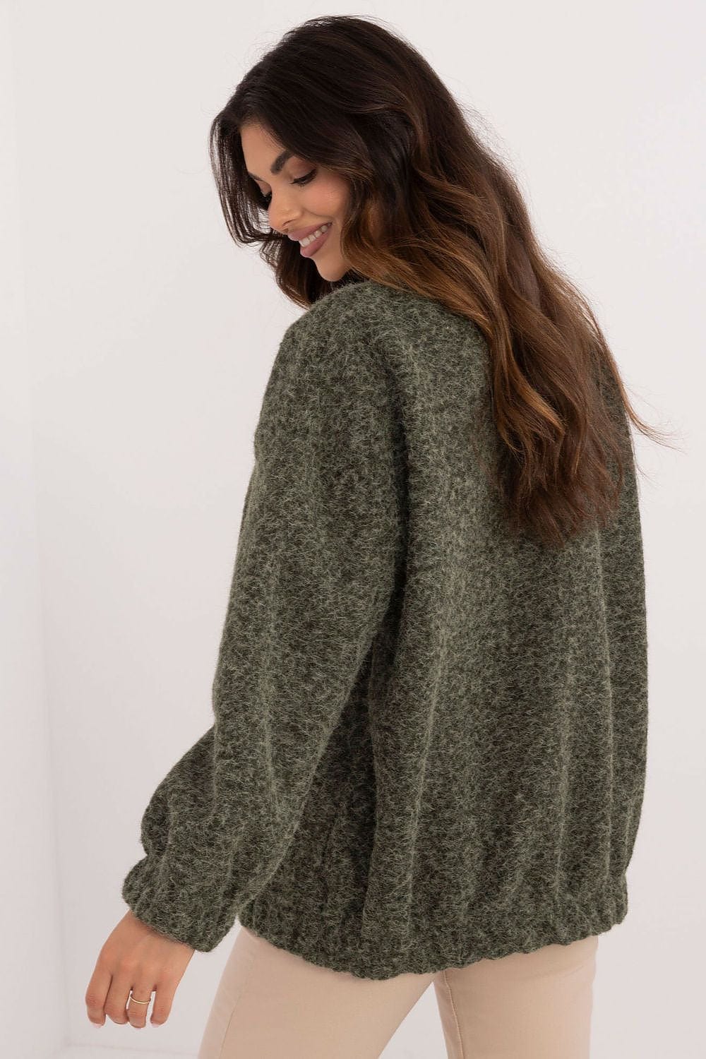 Casual Cardigan Unbuttoned Contrasting Trim - ShalayeFashion