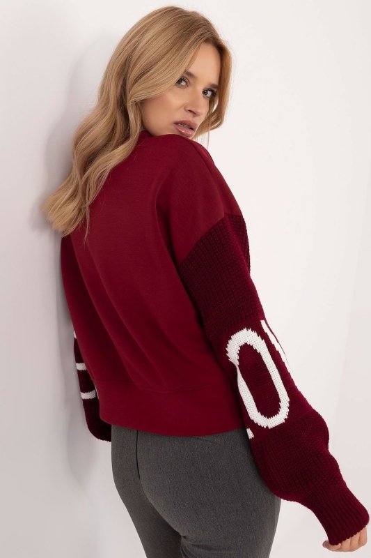 Casual Sweatshirt Decorative Sleeves Round - ShalayeFashion