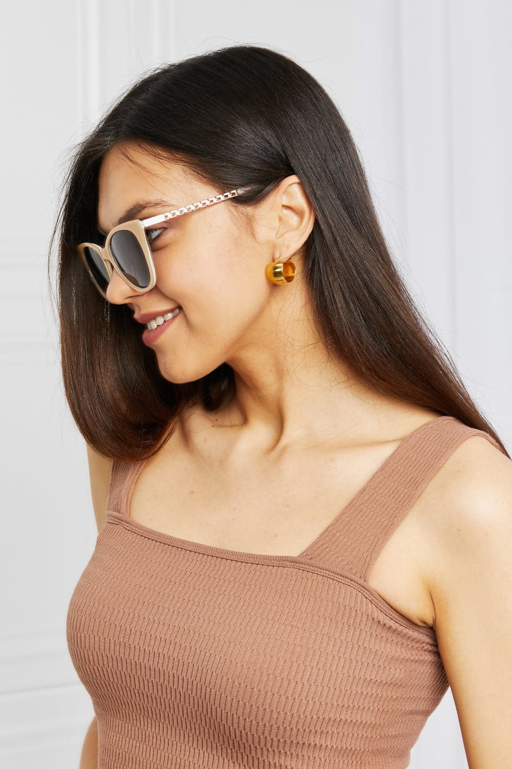 Cat - Eye Acetate Frame Sunglasses - ShalayeFashion
