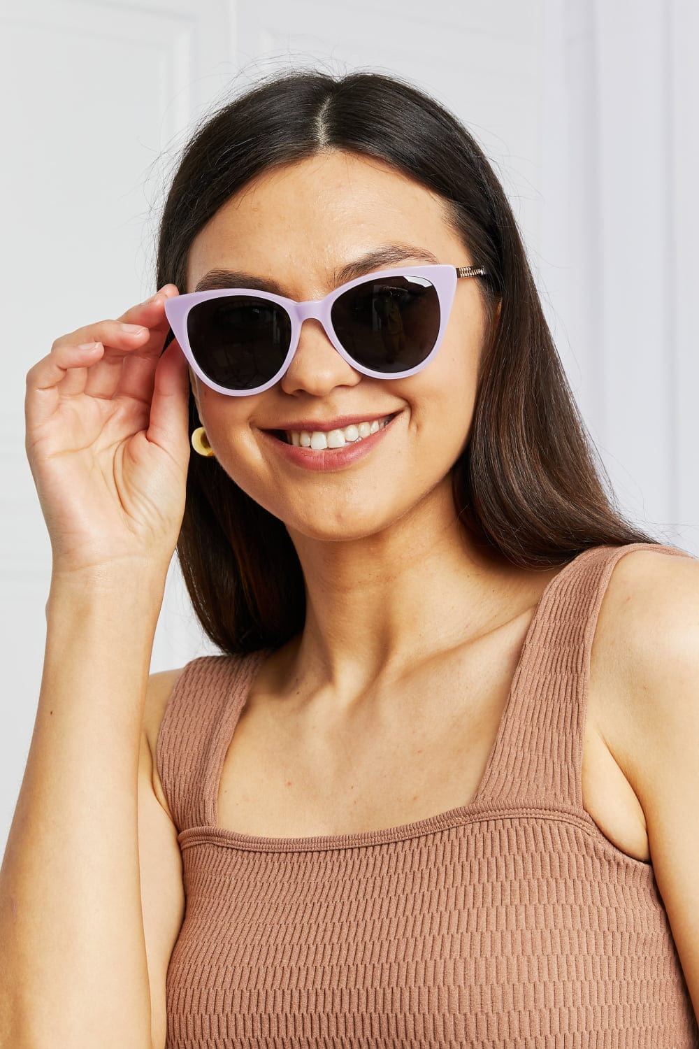 Cat - Eye Acetate Frame Sunglasses - ShalayeFashion