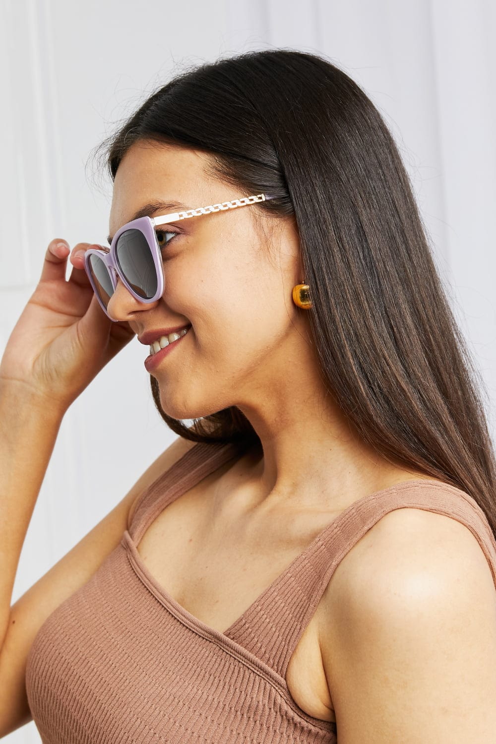 Cat - Eye Acetate Frame Sunglasses - ShalayeFashion