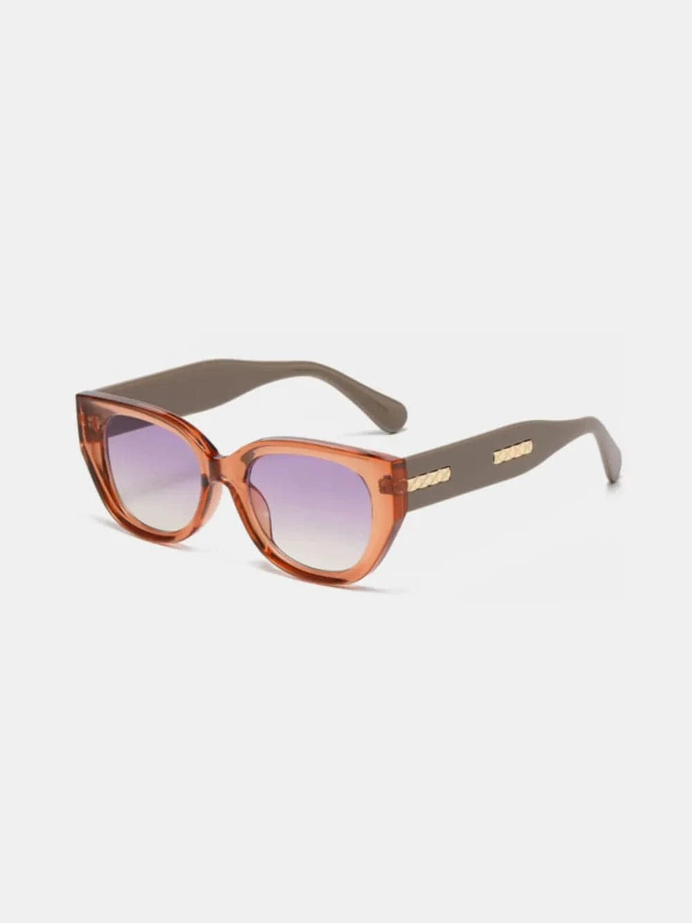 Cat Eye Polycarbonate Frame Sunglasses - ShalayeFashion