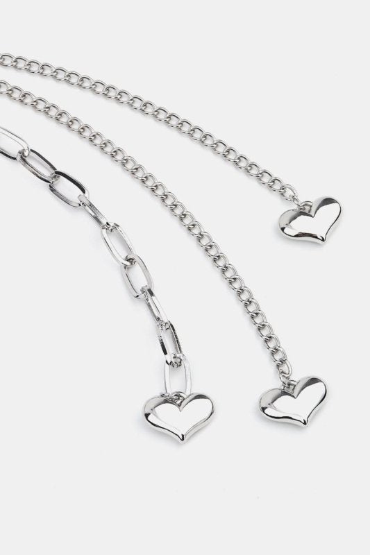 CCB Bead Heart Charm Belt - ShalayeFashion
