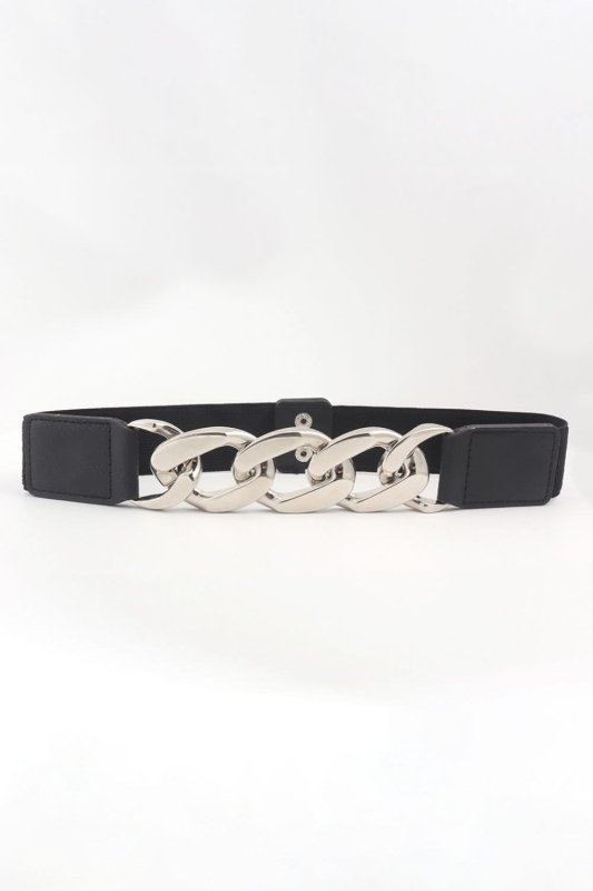 Chain Detail Elastic Belt - ShalayeFashion