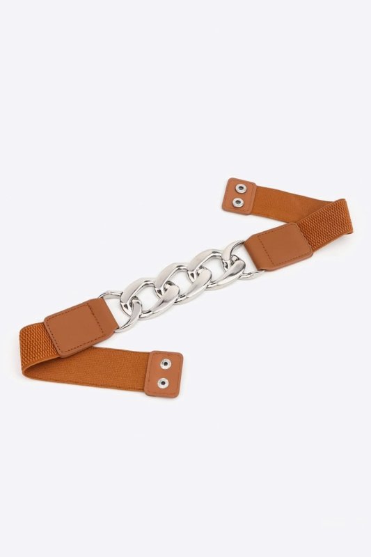 Chain Detail Elastic Belt - ShalayeFashion