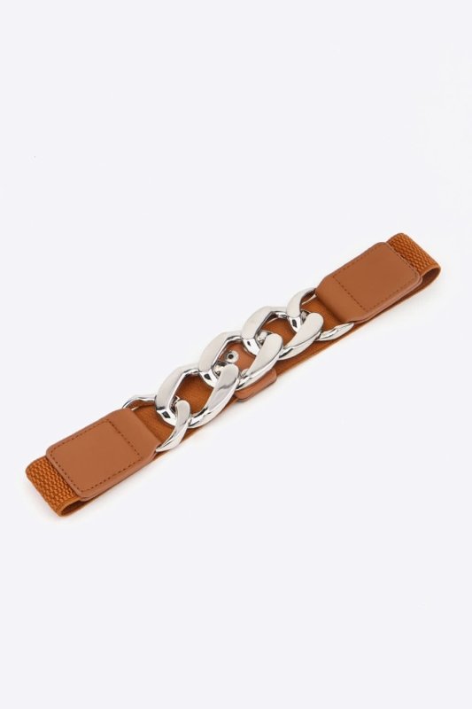 Chain Detail Elastic Belt - ShalayeFashion