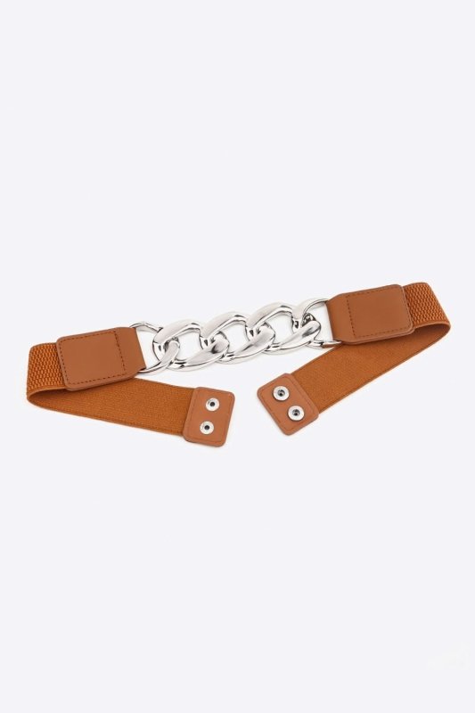 Chain Detail Elastic Belt - ShalayeFashion