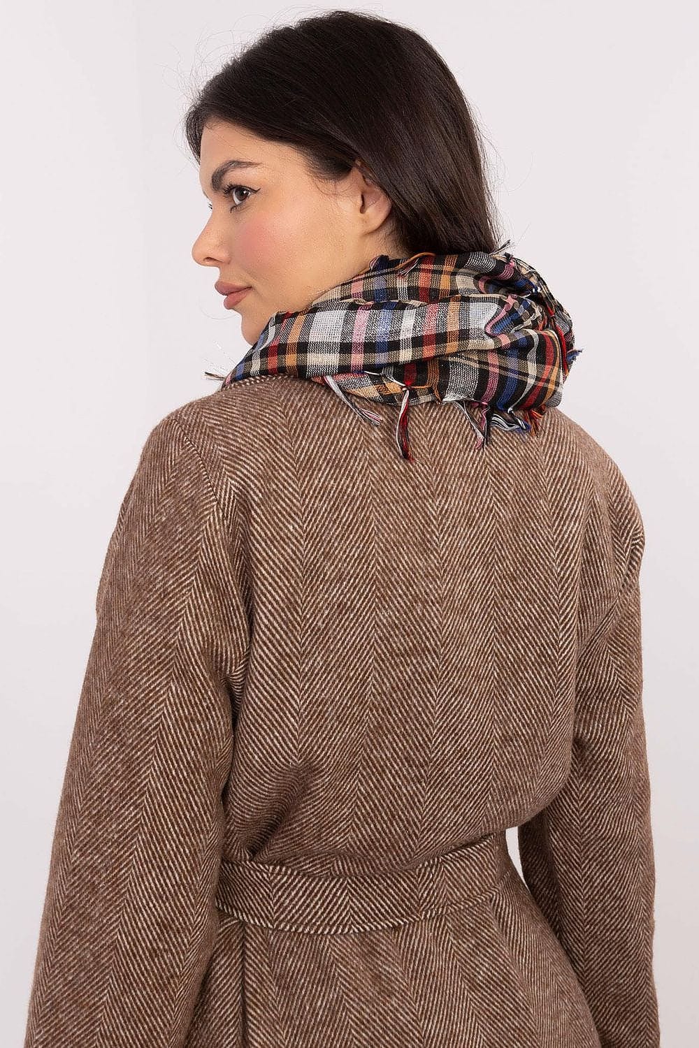 Checked Arab Scarf Neckerchief Women - ShalayeFashion