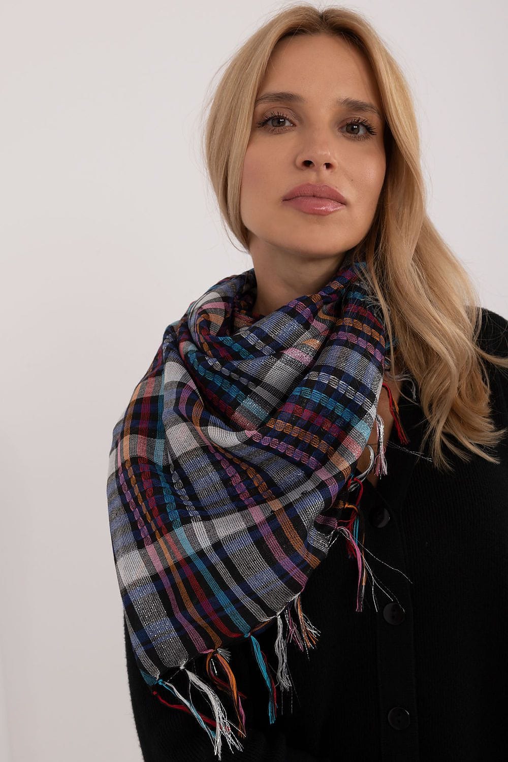 Checked Arab Scarf Neckerchief Women - ShalayeFashion