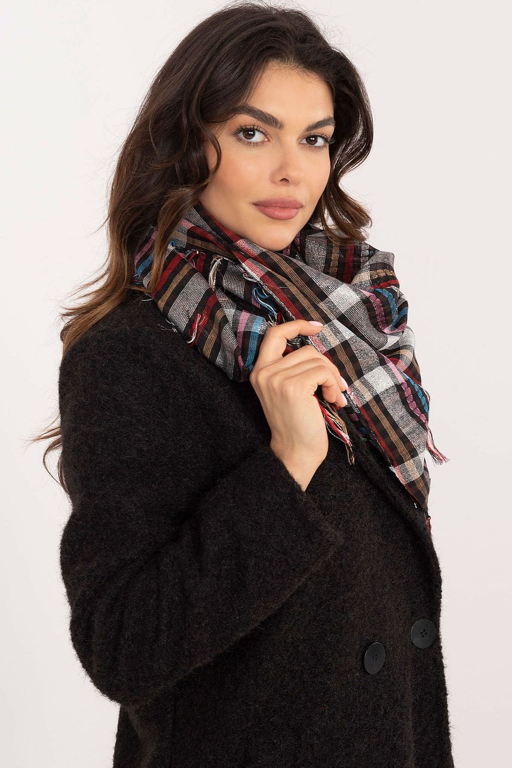 Checked Arab Scarf Neckerchief Women - ShalayeFashion
