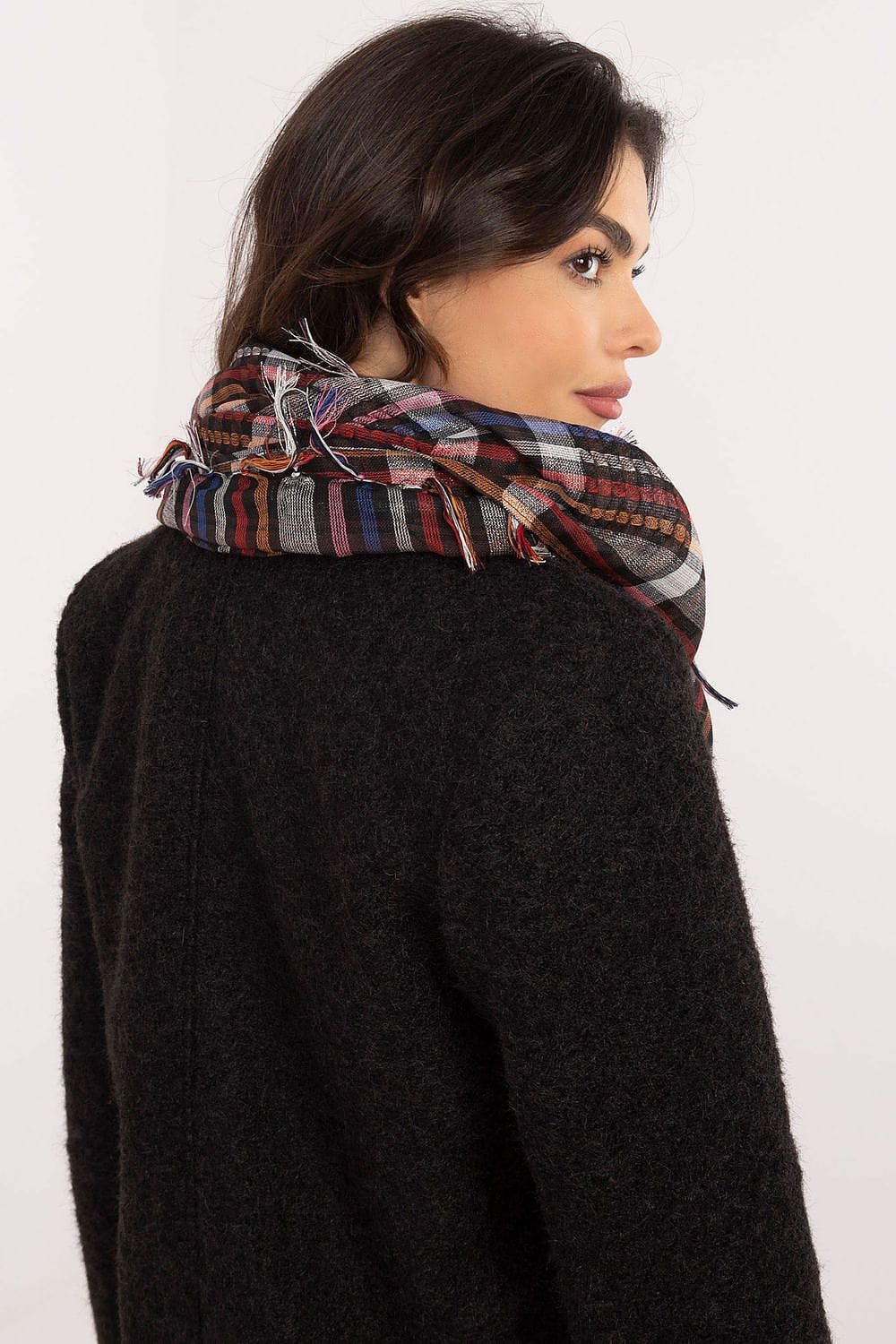 Checked Arab Scarf Neckerchief Women - ShalayeFashion